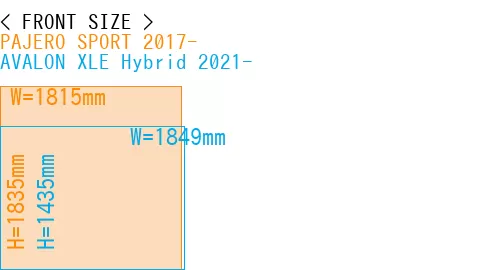 #PAJERO SPORT 2017- + AVALON XLE Hybrid 2021-